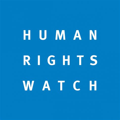 human rights watch advocacy.